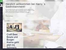 Tablet Screenshot of harrys.co.at